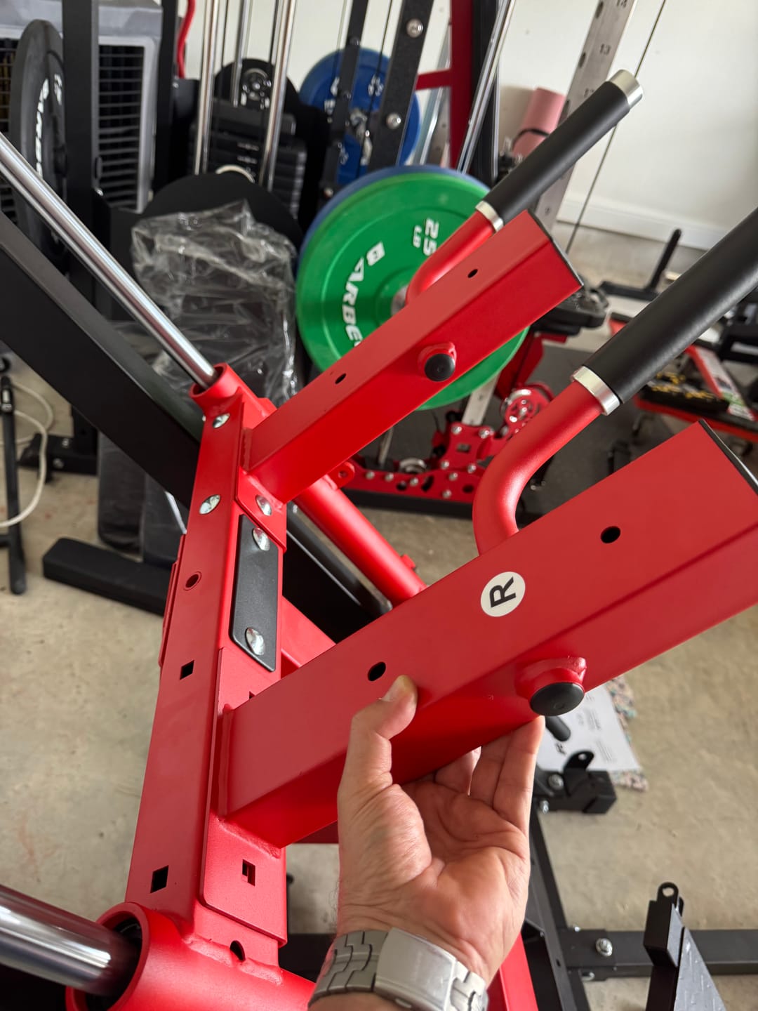 Customer photo review of RitFit BLP01 45 Degree 3-In-1 Leg Press Hack Squat and Calf Raise Machine