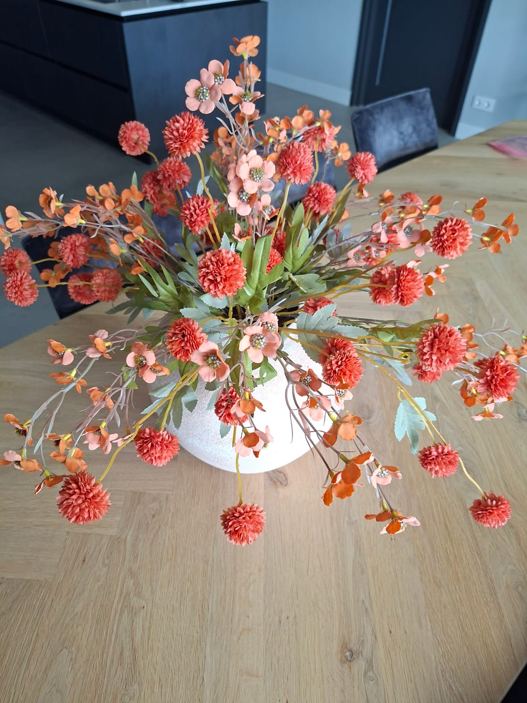 Customer photo review of Wax Arrangement - Terracotta