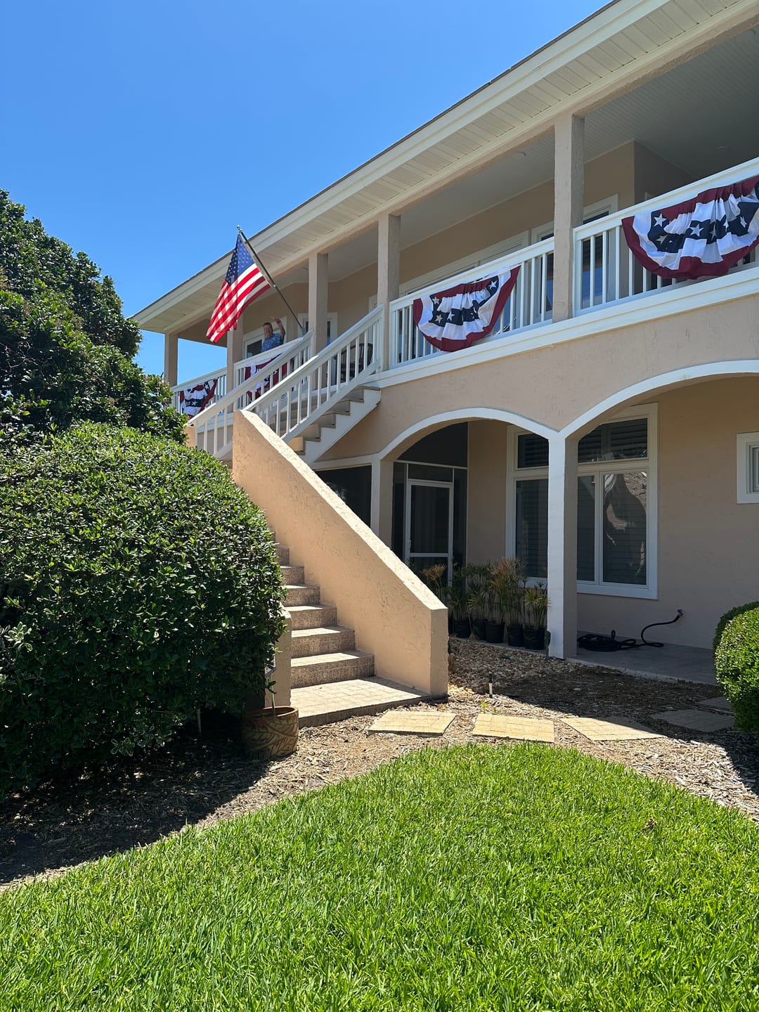 Customer photo review of NEW! Americana Pleated Fan with Stars