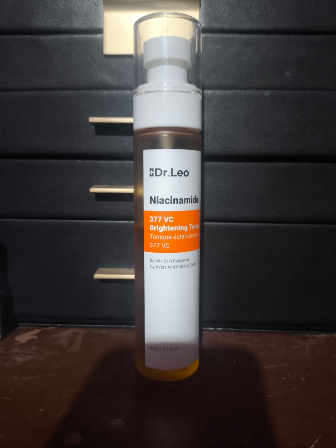 Customer photo review of Tónico Iluminador con Niacinamida, 377 y Vitamina C