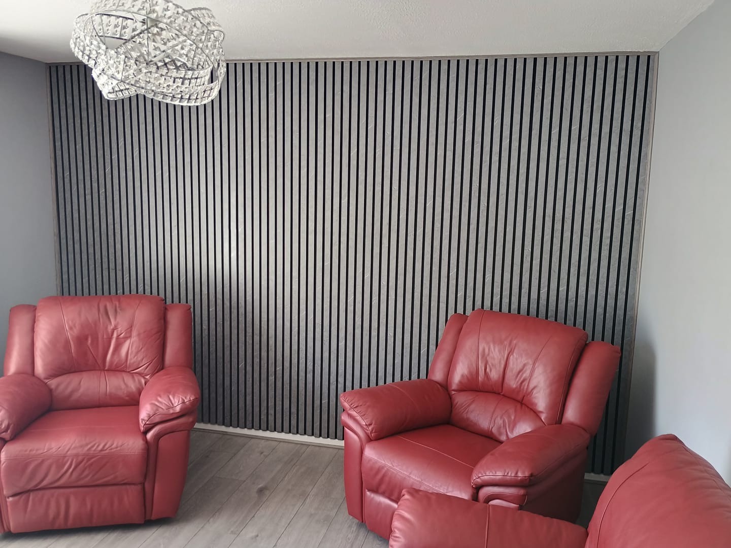 Customer photo review of Premium Acoustic Marble Wall Panel (Multiple Colours)