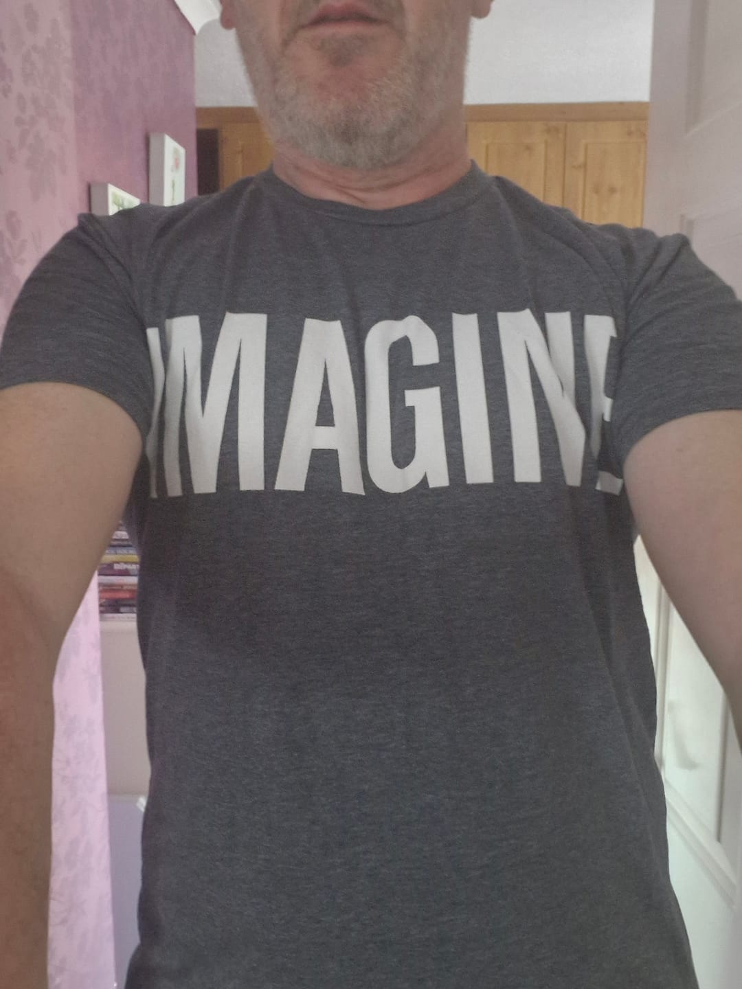 Customer photo review of Imagine T Shirt