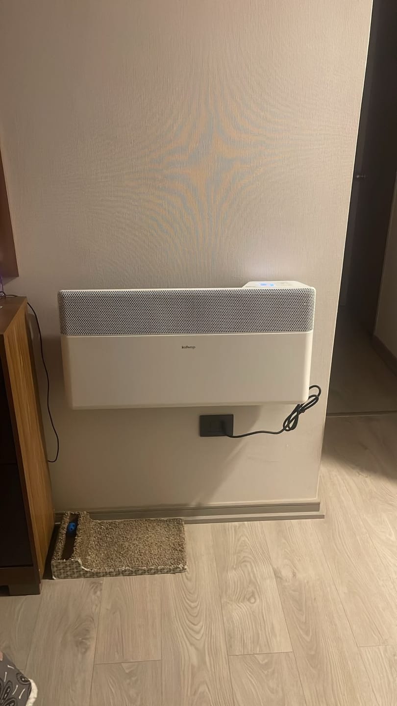 Customer photo review of Estufa Eléctrica Kaltemp Apolo Inverter 2000W Wifi | 25m2