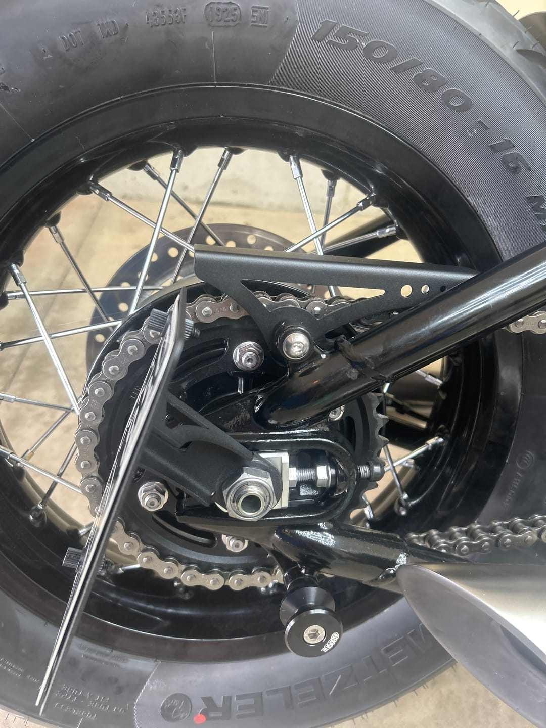 Customer photo review of Triumph Bobber Short Chain Guard - 2017+ - Brogue Moto