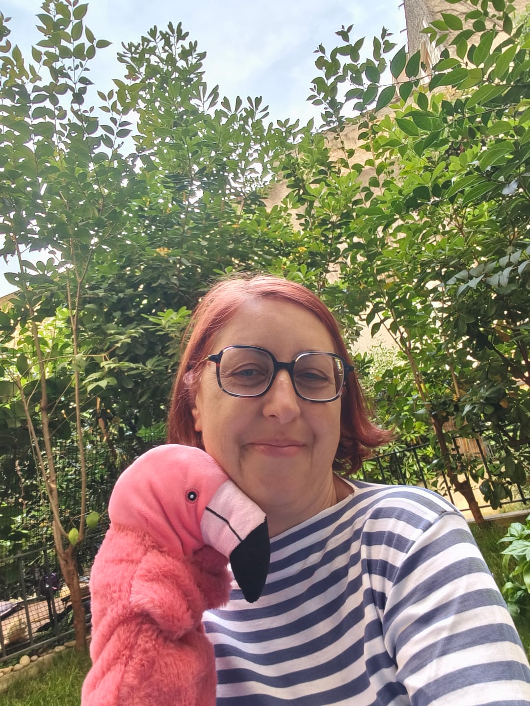 Customer photo review of Flamant Rose Marionnette
