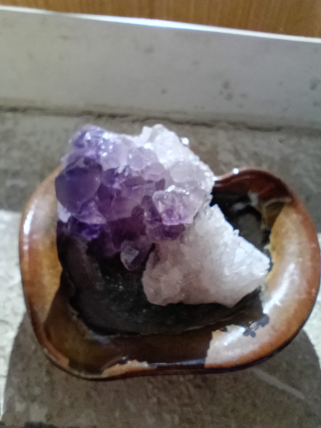 Customer photo review of Amethyst Crystal Cluster