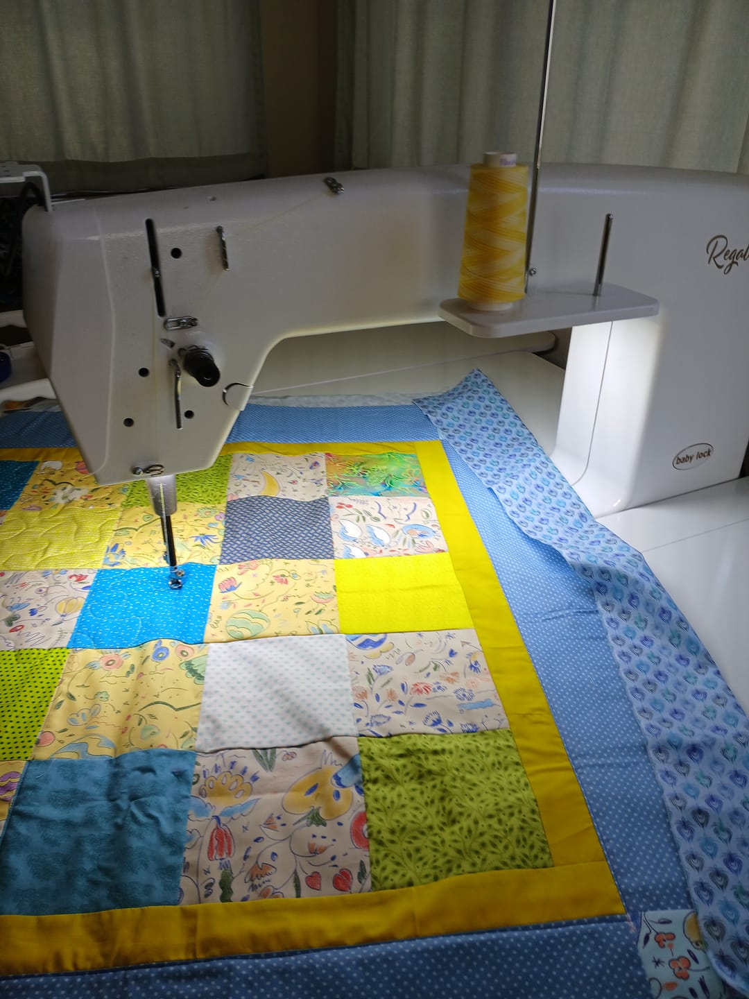 Customer photo review of Maxi-Lock Swirls Serger Thread 3,000yds