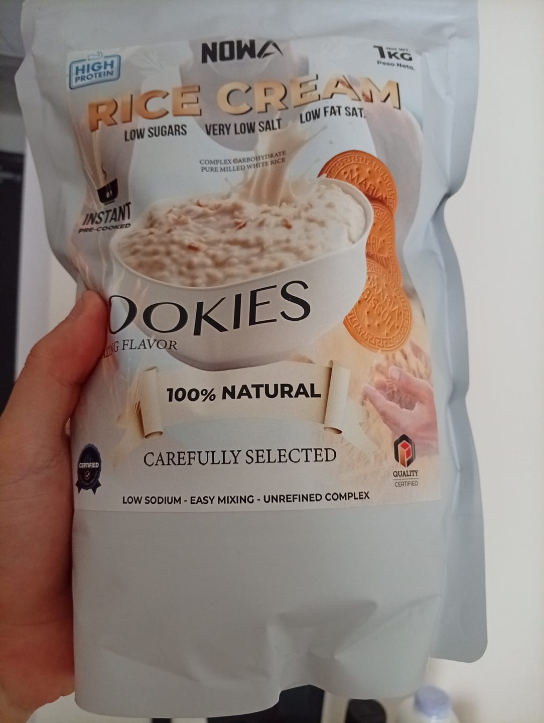 Customer photo review of Crema de Arroz NOWA - Galleta