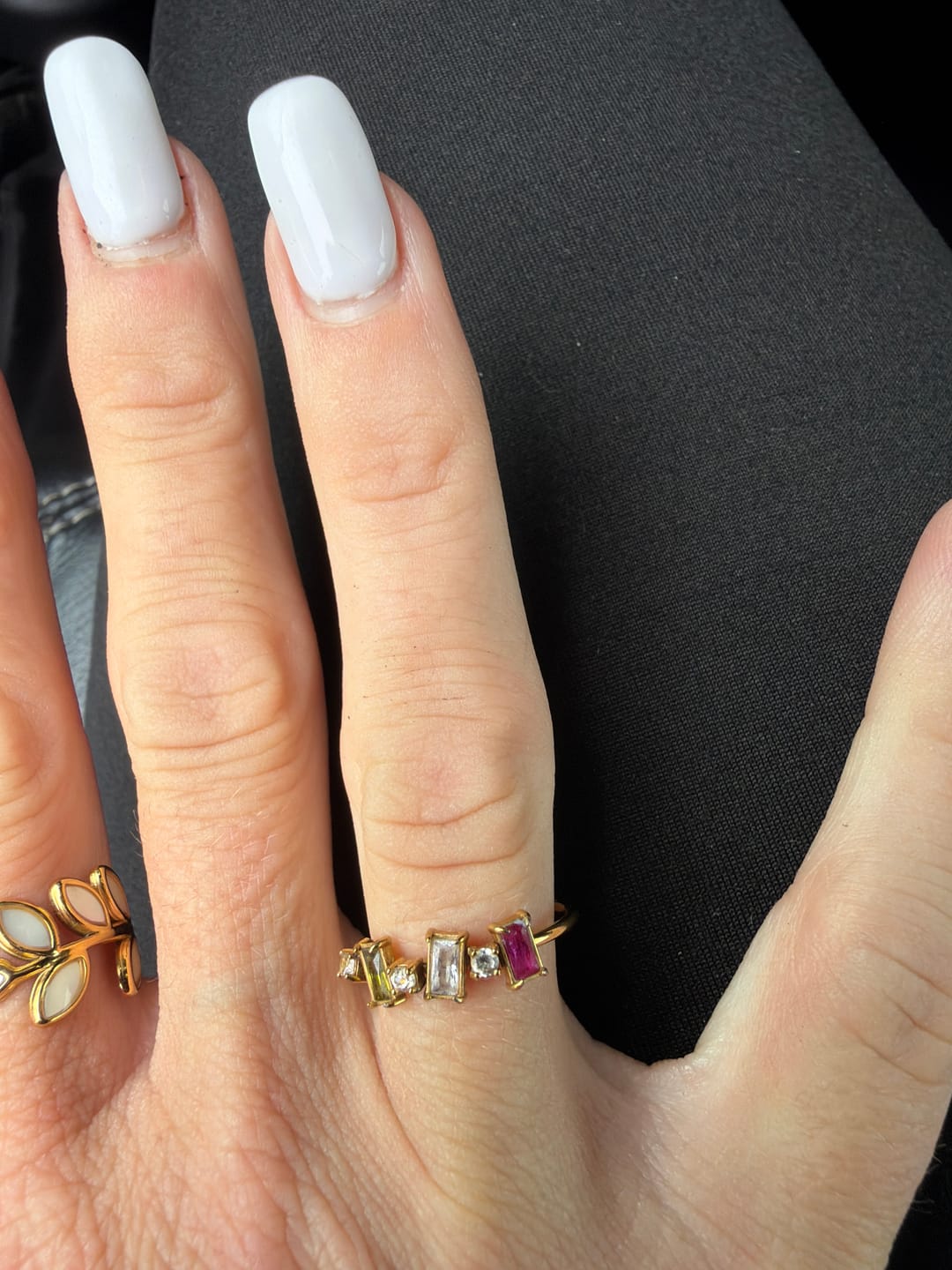 Customer photo review of Crystal Adeline Ring