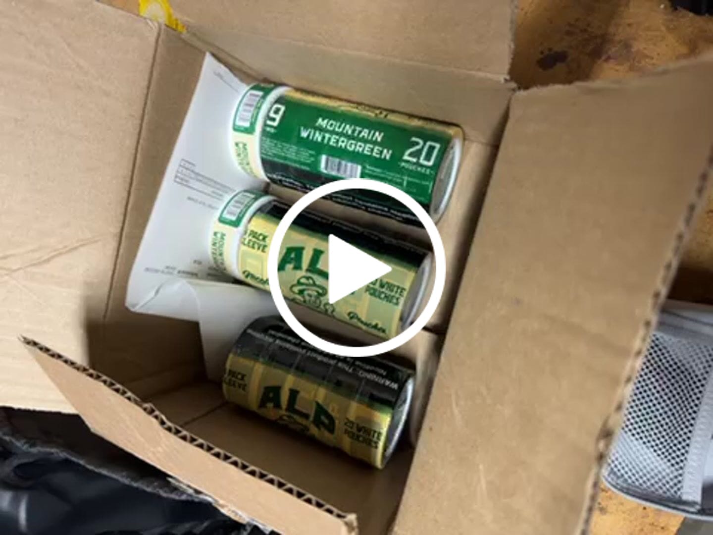 Customer video review of Mountain Wintergreen Nicotine Pouches