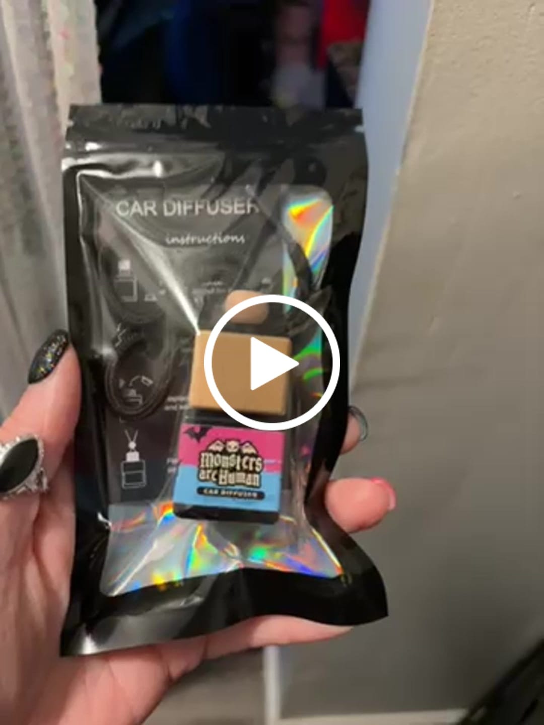 Customer video review of Monsters are Human Car Diffuser
