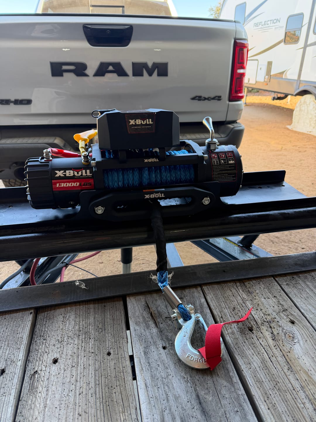 Customer photo review of X-BULL Winch Cover Use for 10000-14500LBS Winch