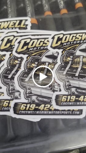Customer video review of 50 Custom Stickers for $19