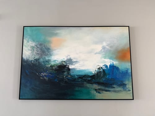 Customer review photo for COLORFUL PAINTING #CA161