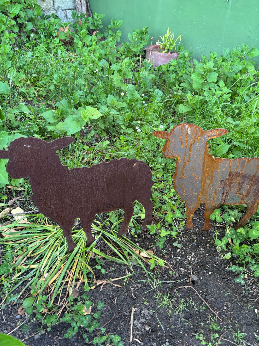 Customer photo review of Gartenstecker Schaf