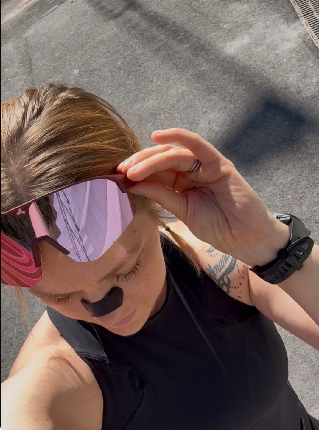 Customer photo review of Nuku Sleep Nasal Strips