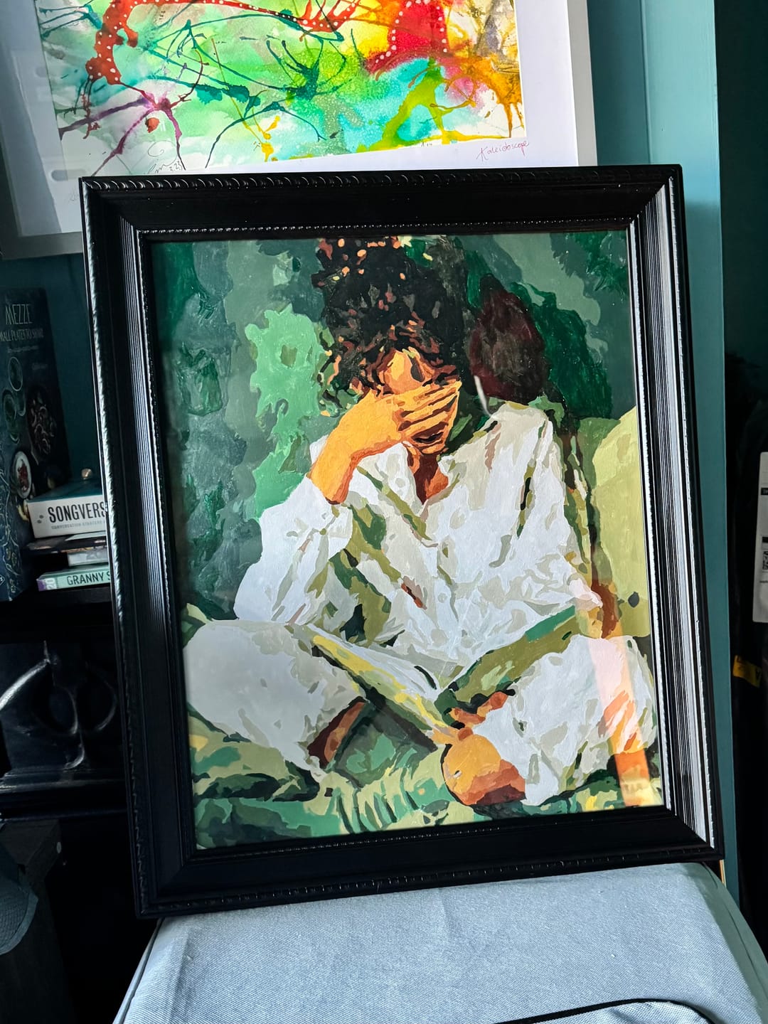 Customer photo review of Reading time | Paint by Number