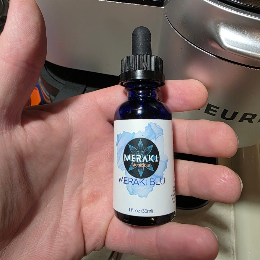Customer photo review of Meraki Blu USP Grade Methylene Blue 150mg