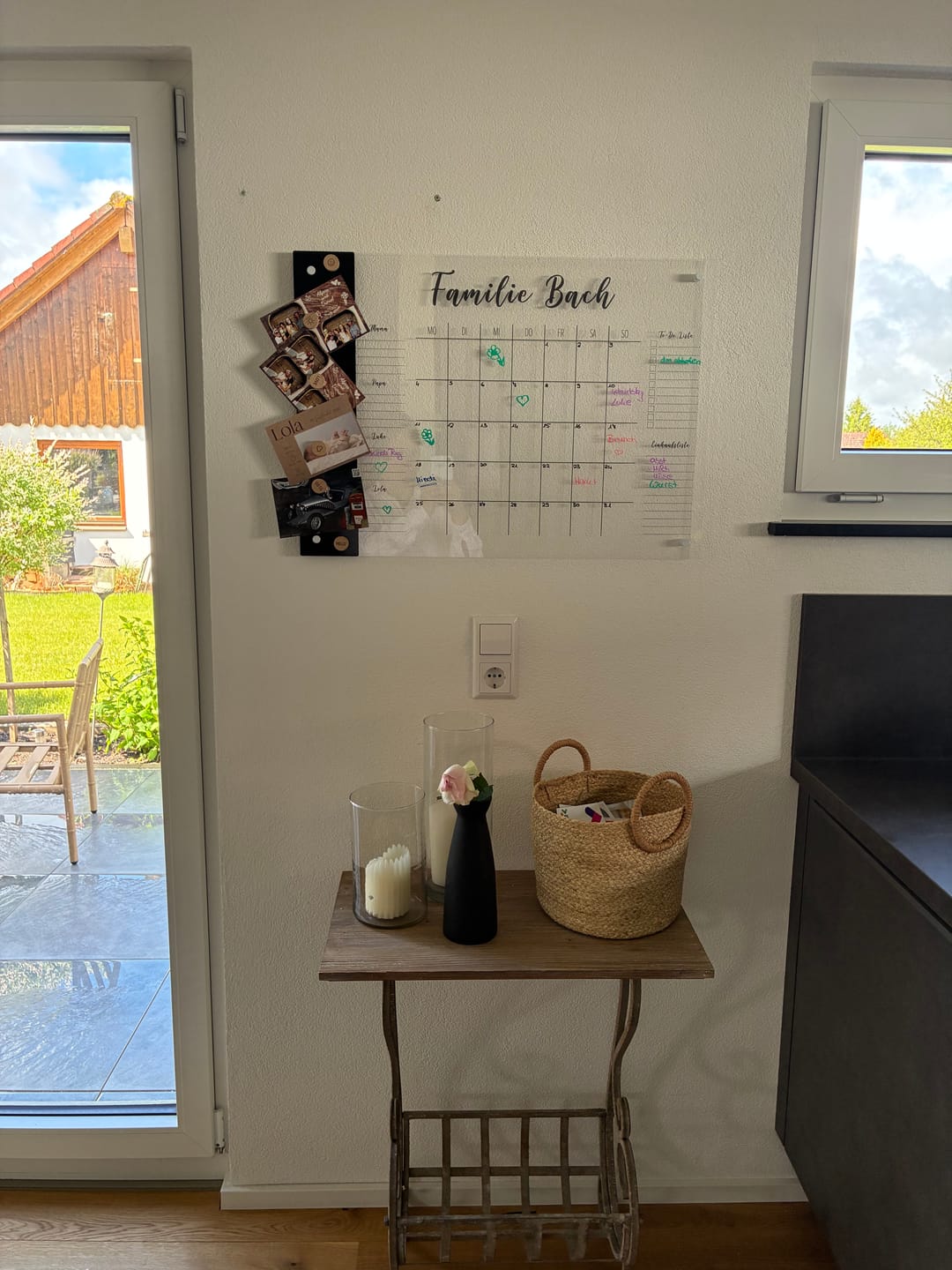 Customer photo review of Familienplaner für 4 Personen mit Magnetboard