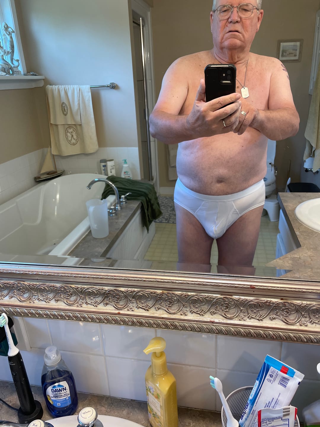 Customer photo review of Classic Soft Brief - White