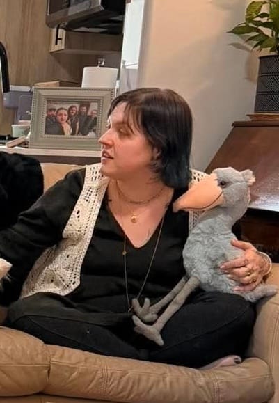 Customer photo review of Shoebill Stork Bird Soft Stuffed Plush Toy