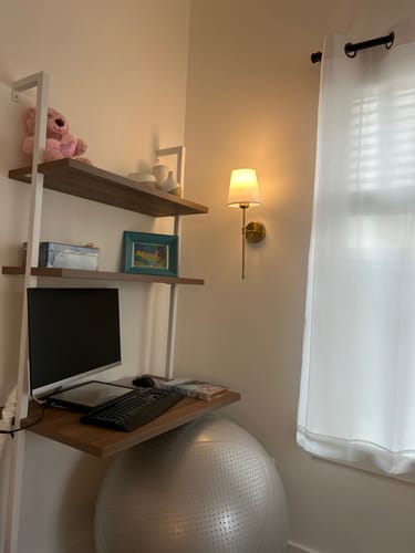 Customer photo review of Wireless Fabric Wall Light (SET OF 2 + 2 BULBS FREE)