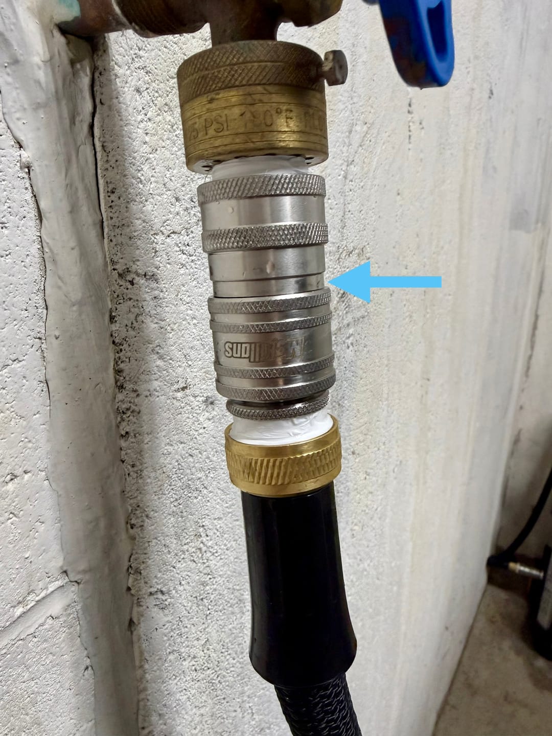 Customer photo review of Automatic M22-14mm Quick Connect Kit