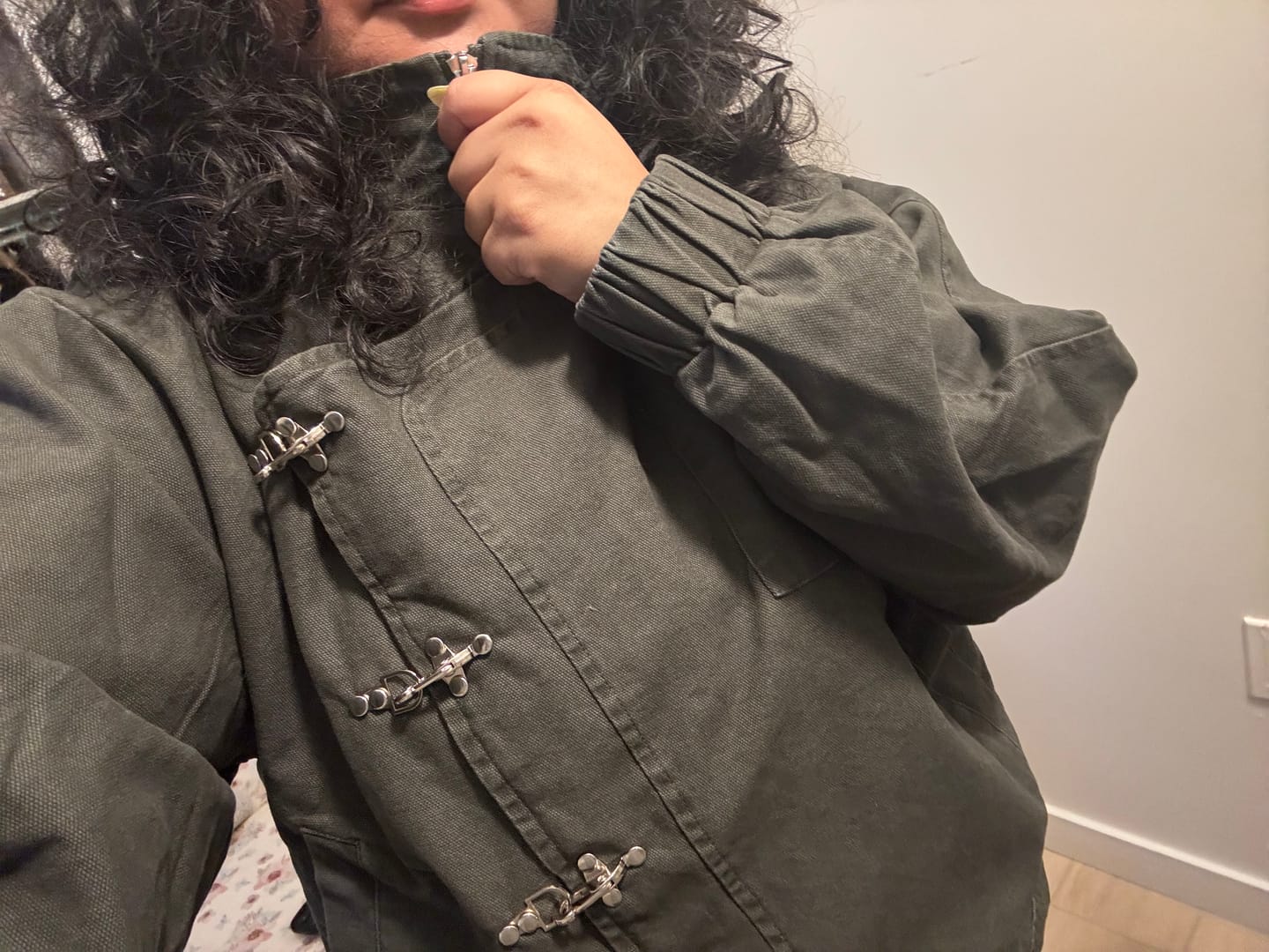 Customer photo review of Aelfric Eden Boxy Fireman Clasp Jacket