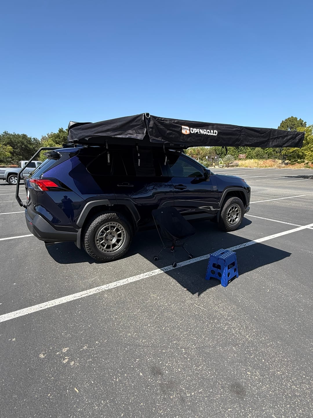 Customer photo review of OPENROAD 90-Degree Quick-open Awning