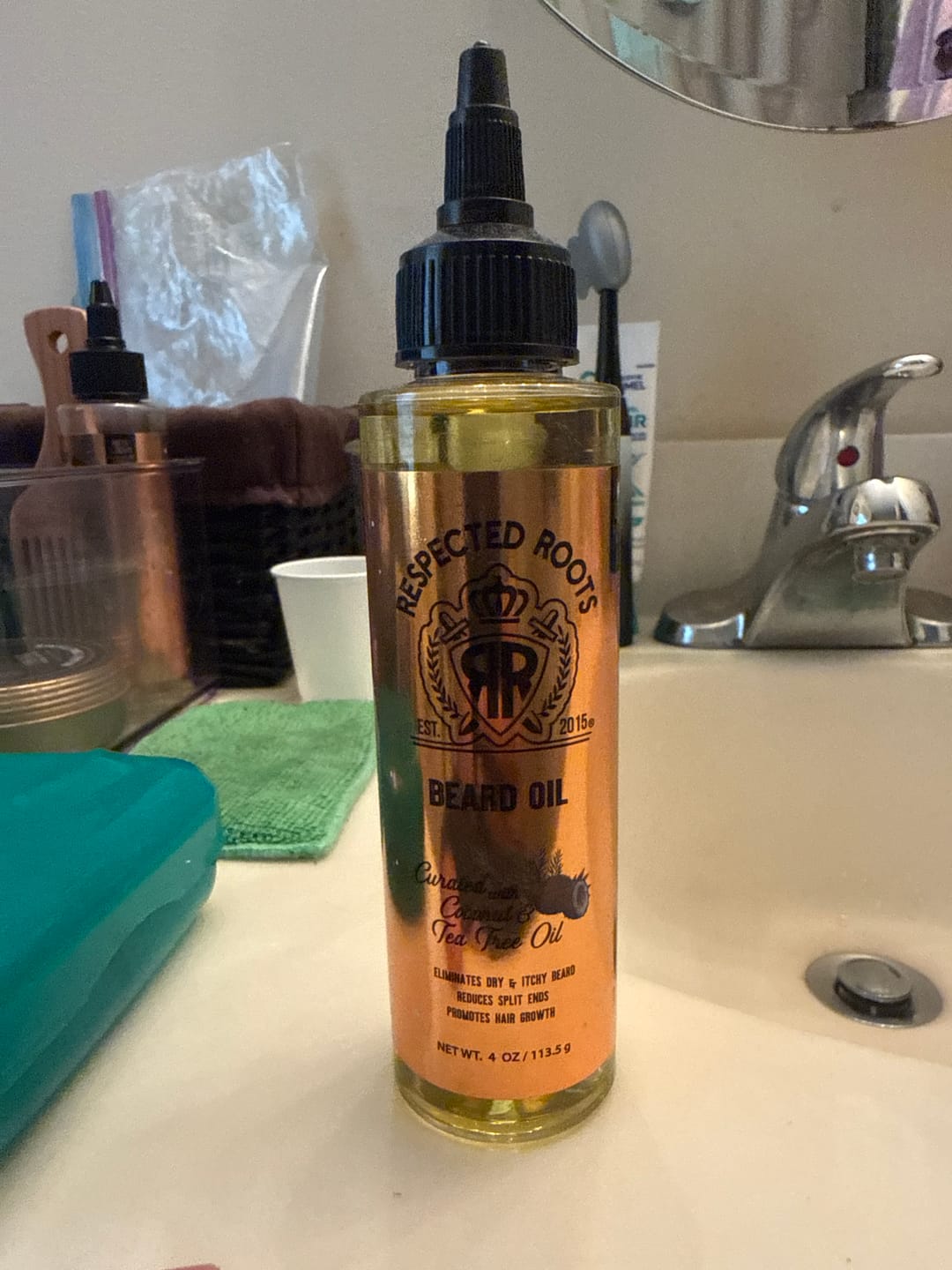 Customer photo review of Beard Oil