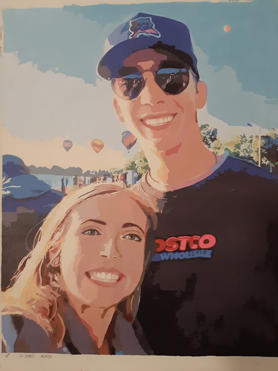 Customer photo review of Custom Paint by Number