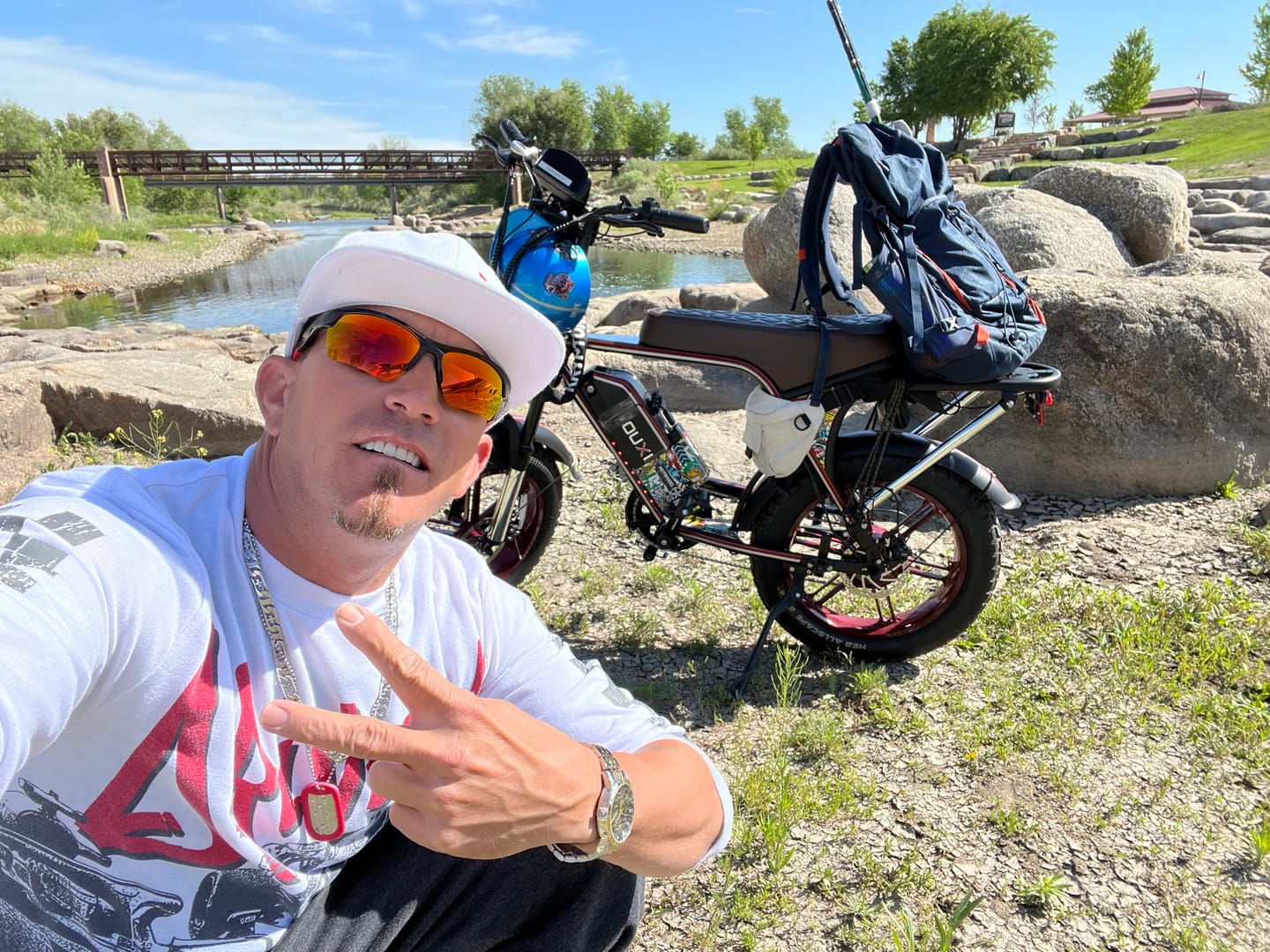 Customer photo review of OUXI V8 750W Fat Tire Electric Bike