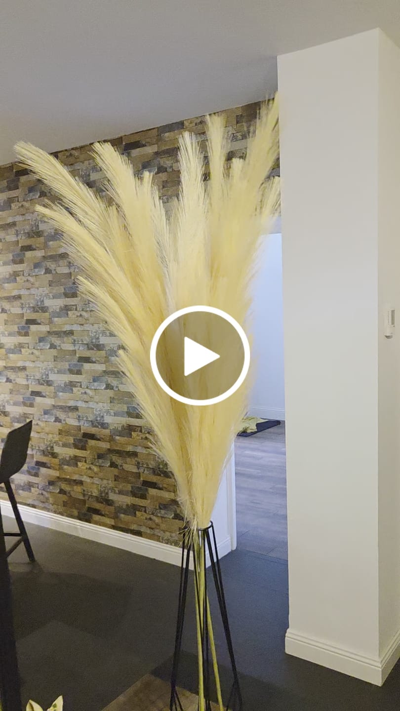 Customer video review of Pampas 110cm (3 tiges)- Crème