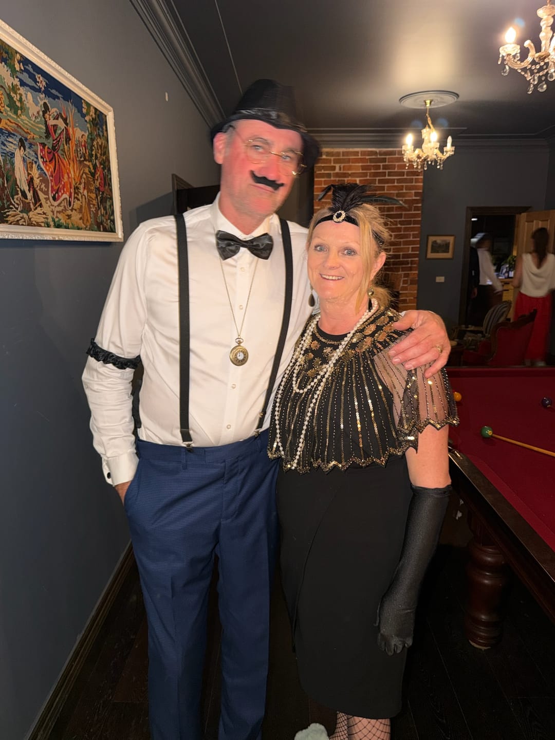 Customer photo review of 1920s Murder Mystery Game Kit