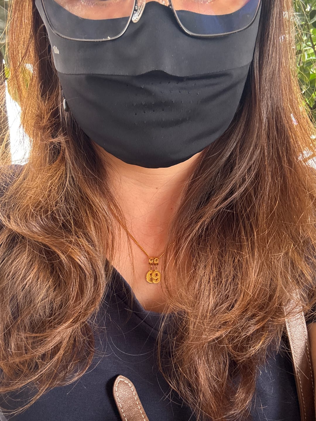 Customer photo review of Women's Lightweight Sun Protection Face Mask UPF 50+ AL203
