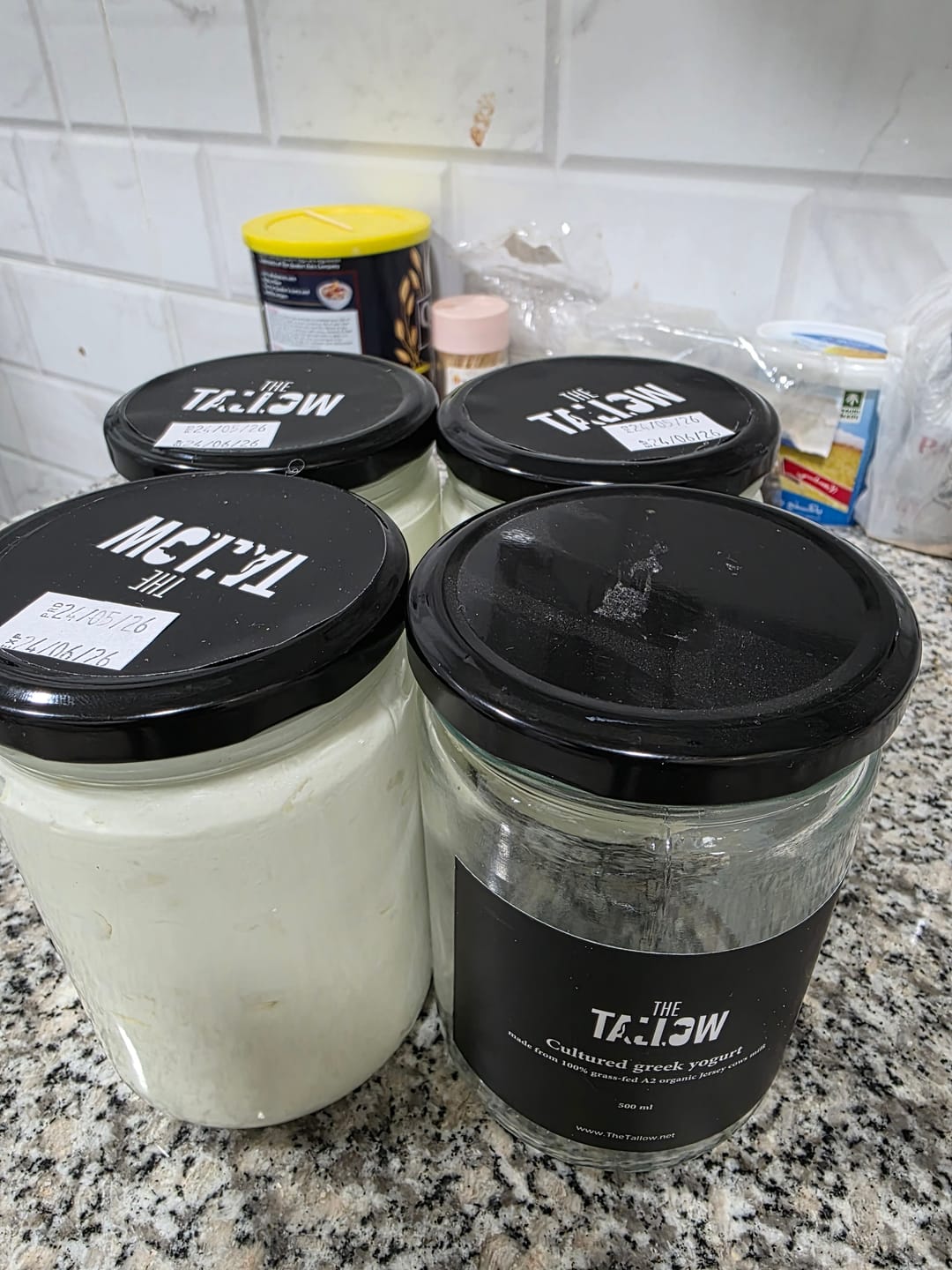 Customer photo review of Raw Cultured Greek Yogurt 500ML