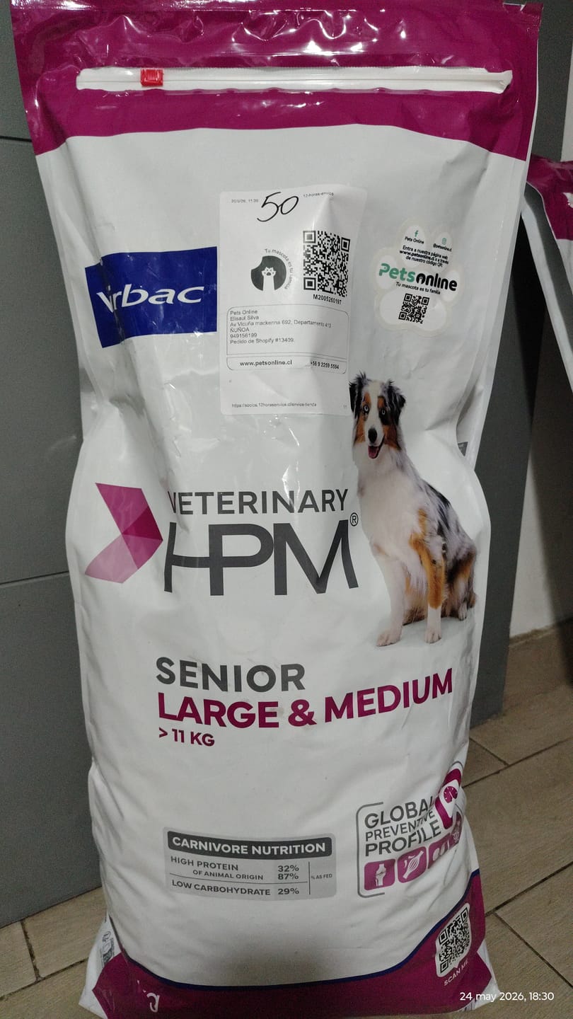 Customer photo review of HPM Virbac Dog Senior Large & Medium 12kg