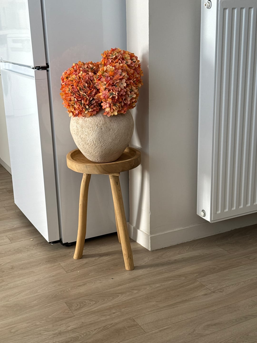 Customer photo review of Grande Hortensia (5 tiges) - Orange