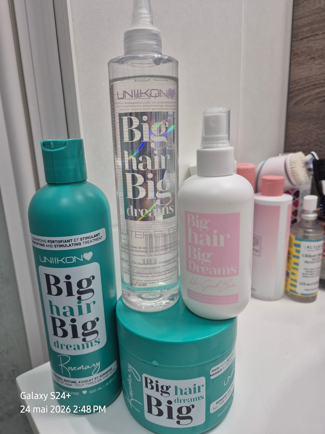 Customer photo review of Duo Fortification et brillance - Routine Rosemary et Water Gloss