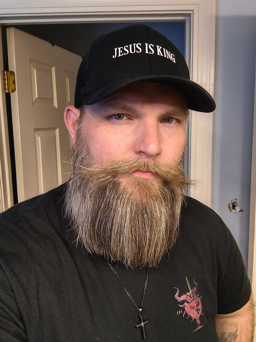Customer photo review of Jesus Is King Hats