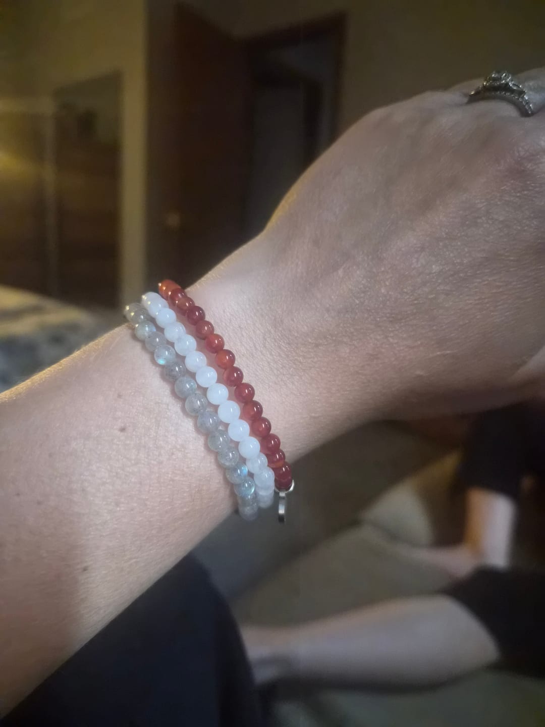 Customer photo review of Carnelian Bracelet Mini