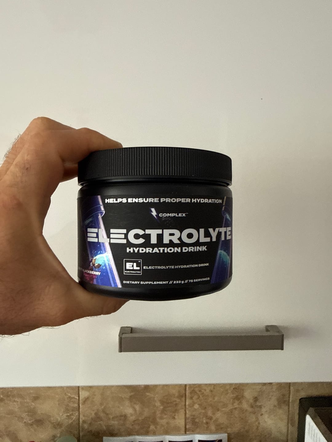 Customer photo review of Electrolyte Hydration Drink