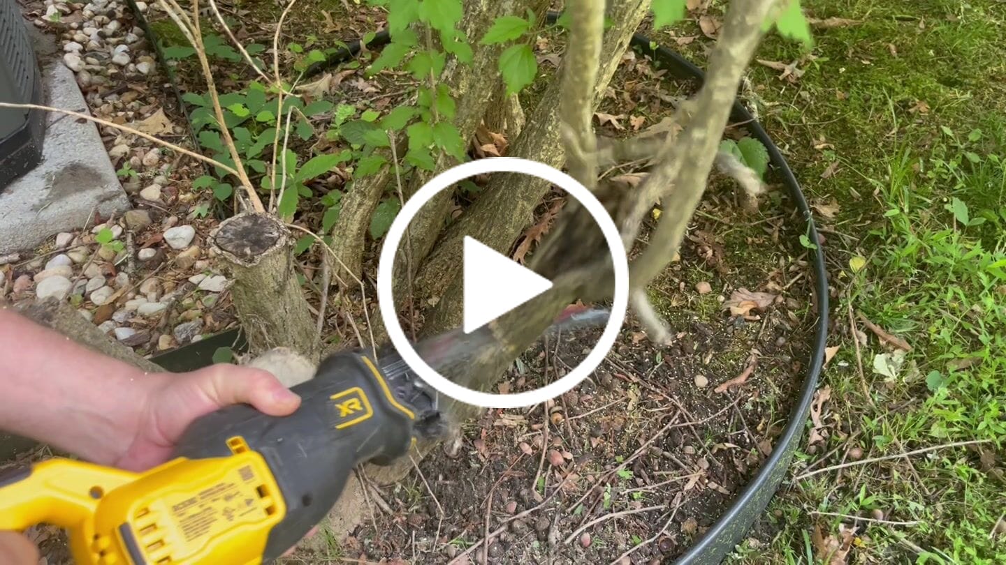 Customer video review of Tree Trimming/Wood Cutting – ProCut U-Groove Arc Edge Pruning Reciprocating Saw Blade