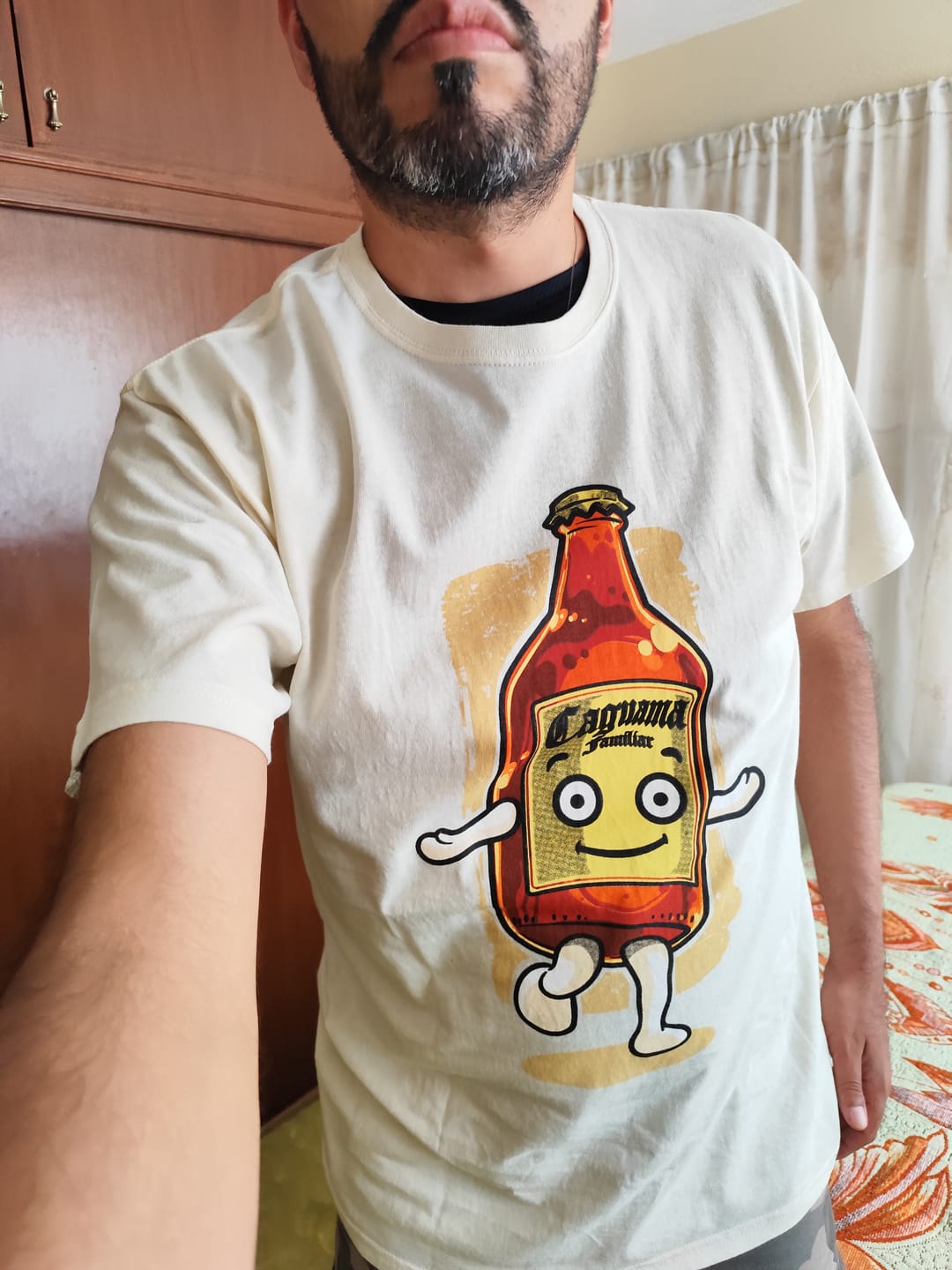 Customer photo review of Caguama & TV - Playera CABALLERO Chilango