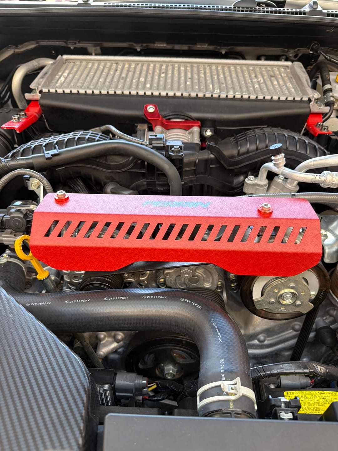 Customer photo review of Pulley Cover for 2022-2026 WRX, Outback, Legacy, Crosstrek, Impreza, Forester