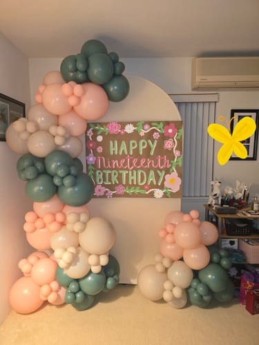 Customer photo review of 4x7ft Chiara Arched Backdrop Frame Custom Arched Wall Backdrop Cover for Party Decoration