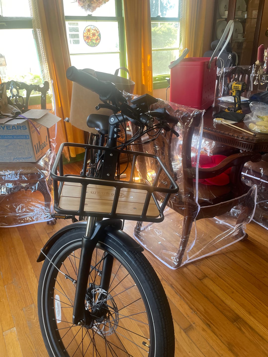Customer photo review of Multi-Purpose Front Cargo Basket