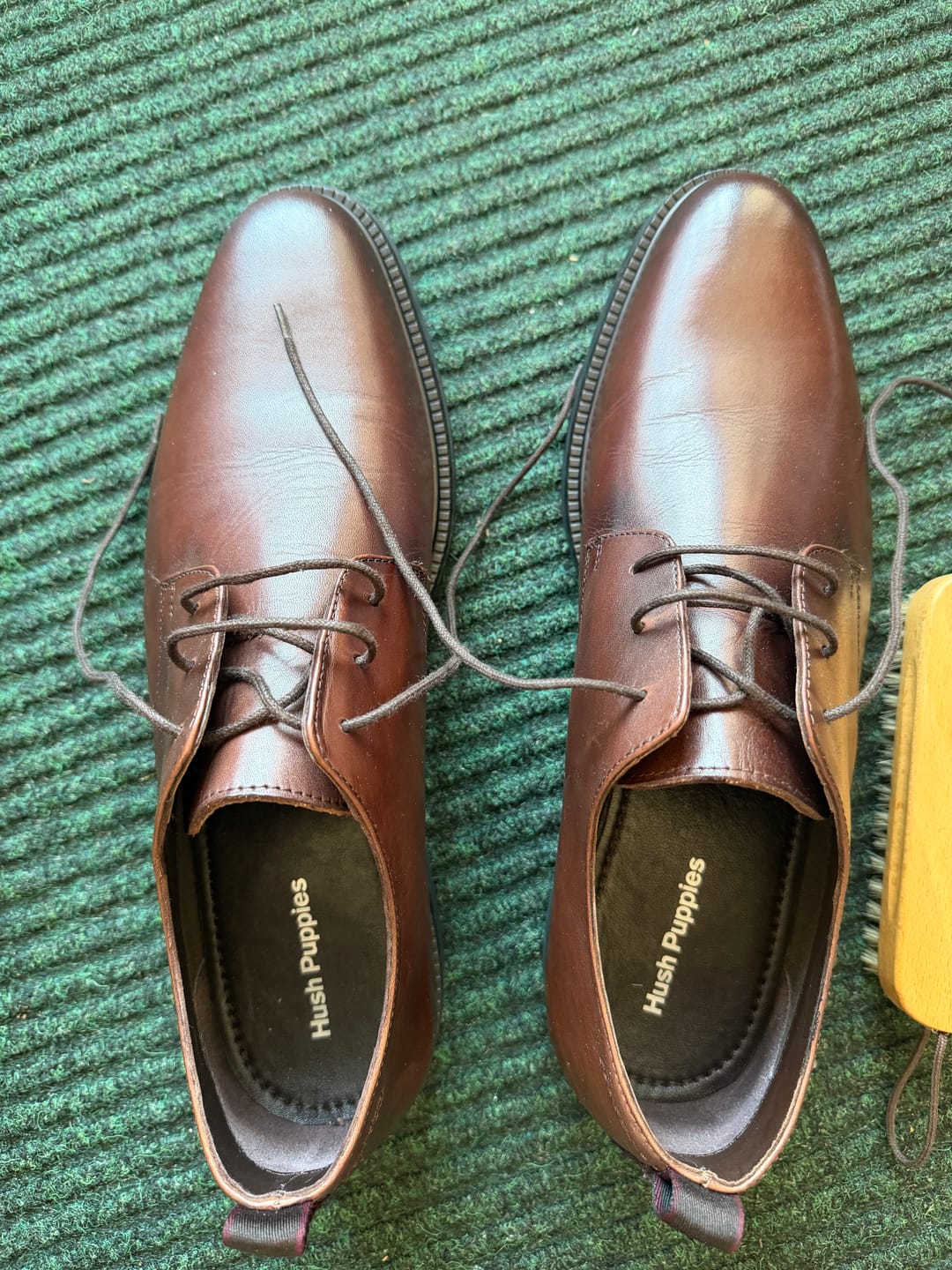 Customer photo review of Chocolate Kye Lace Up Shoes