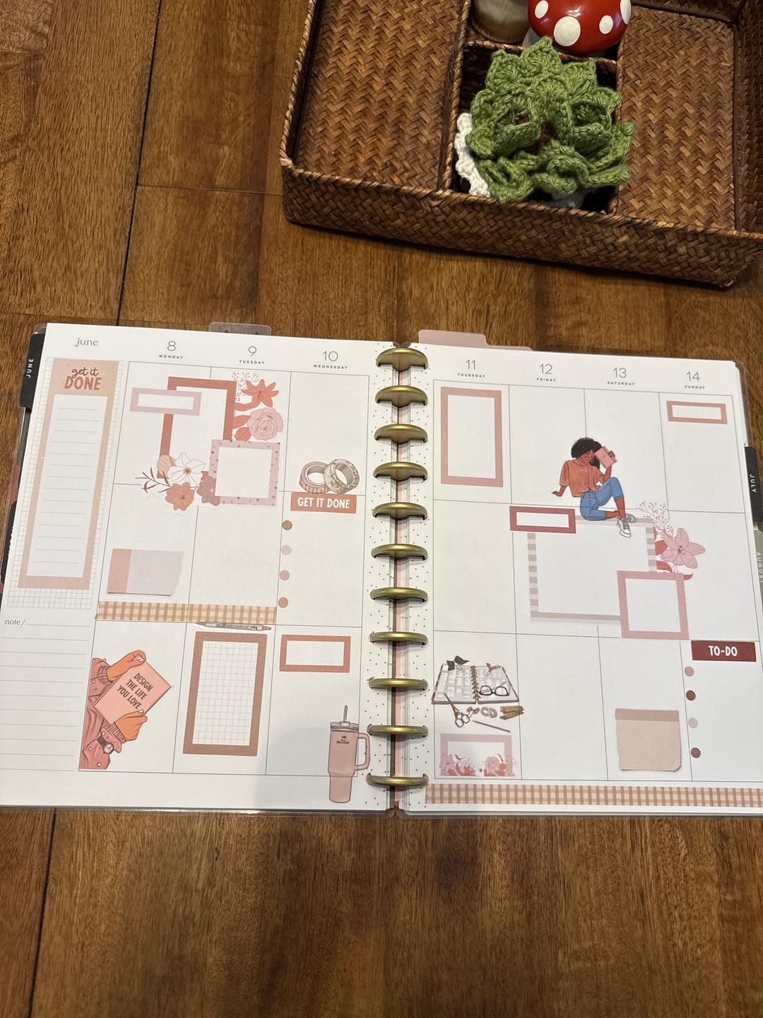 Customer photo review of Planner Babe Sticker Book