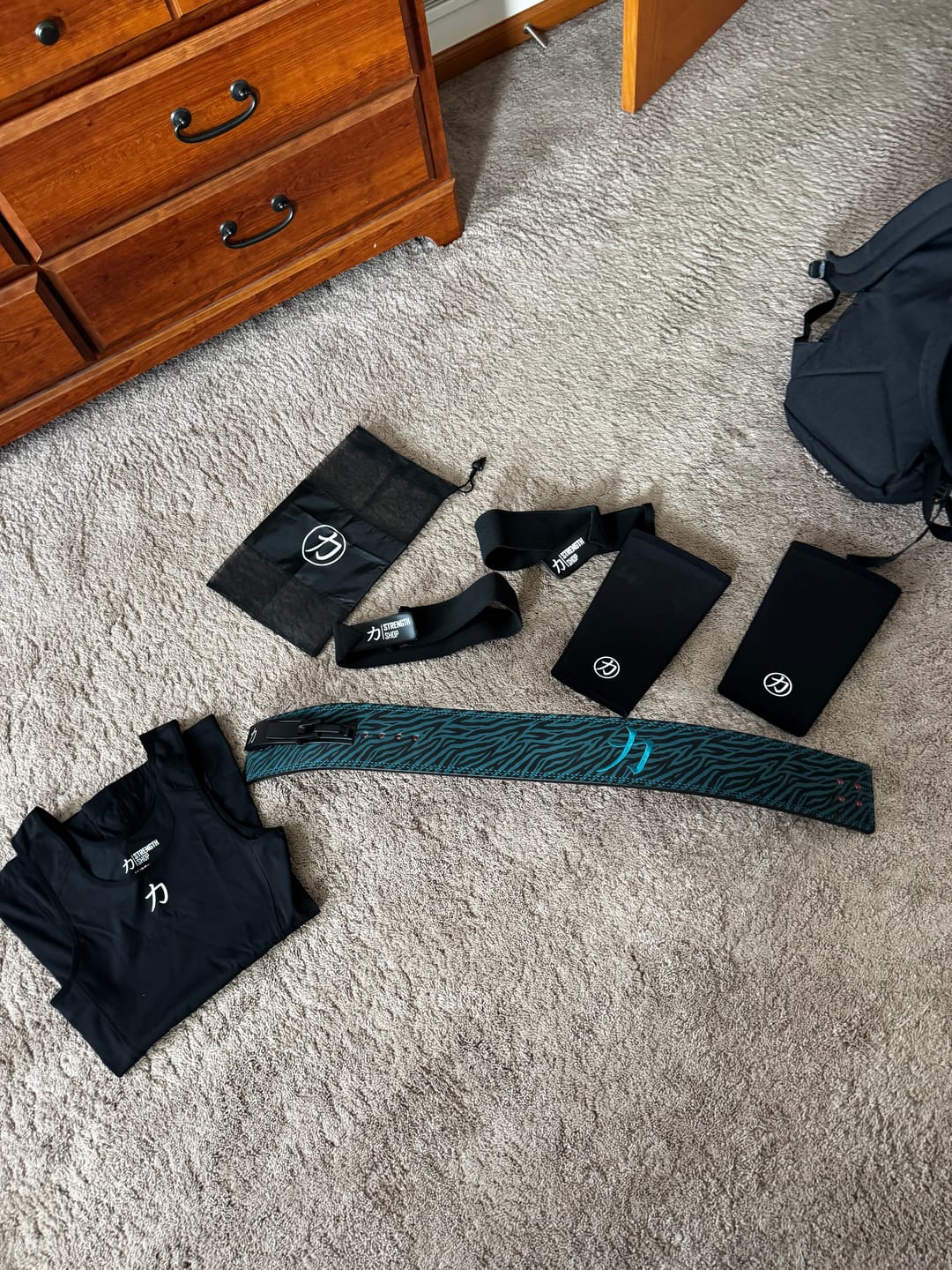 Customer photo review of 10MM Lever Belt - Blue Tiger